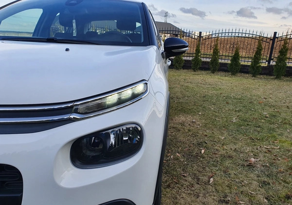 Citroen C3 cena 45900 przebieg: 57000, rok produkcji 2019 z Chojna małe 301